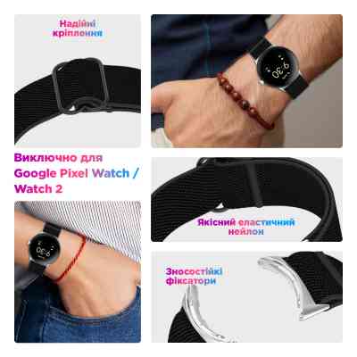 Ремешок для смарт-часов Armorstandart Google Pixel Watch / Watch 2 / Watch 3 41 mm Dark Green (ARM75423) Винница