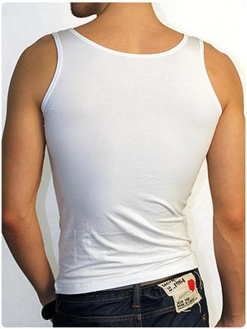 Чоловіча майка doreanse tanktop 2255 біла Славута - фото 14