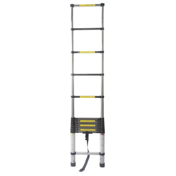 Лестница телескопическая LN-2,7/2,7 м (Профессиональная) нержавейка Коломия