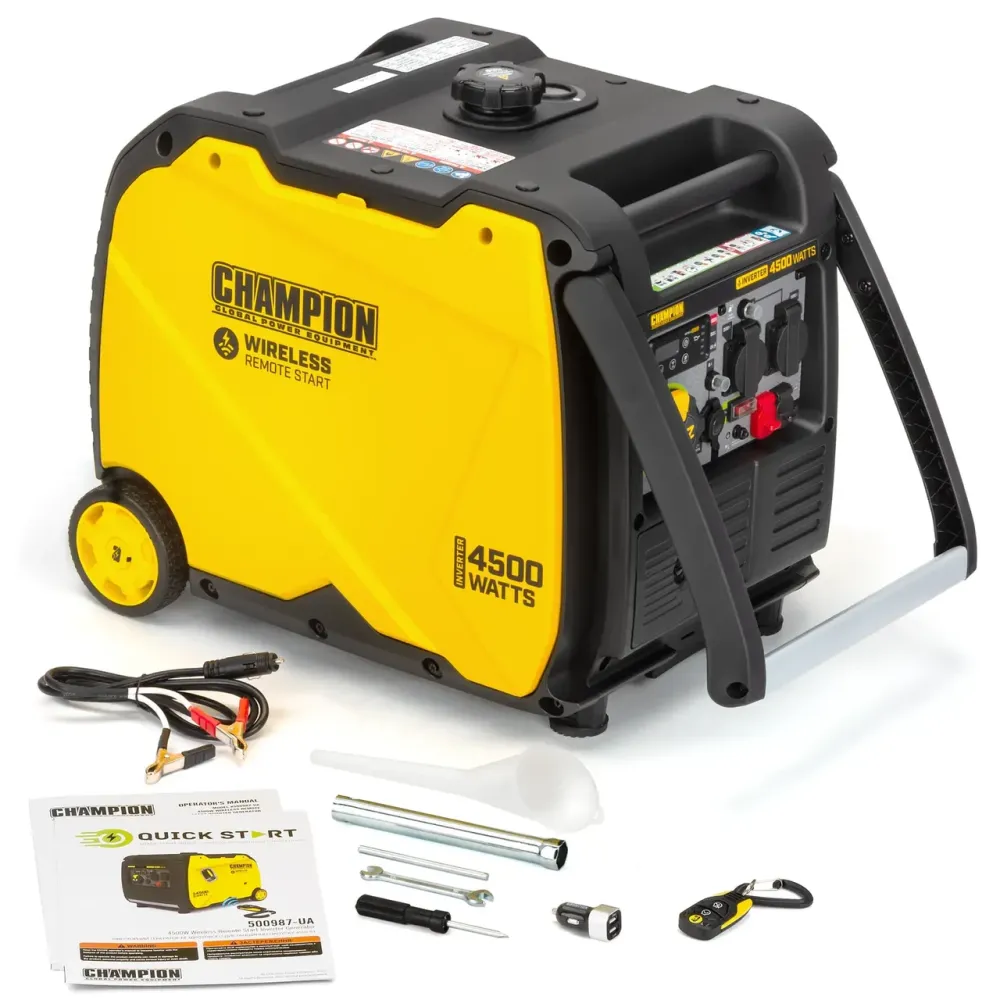Инверторный генератор Champion закрытого типа 4500ВТ электростартер Киев - изображение 5