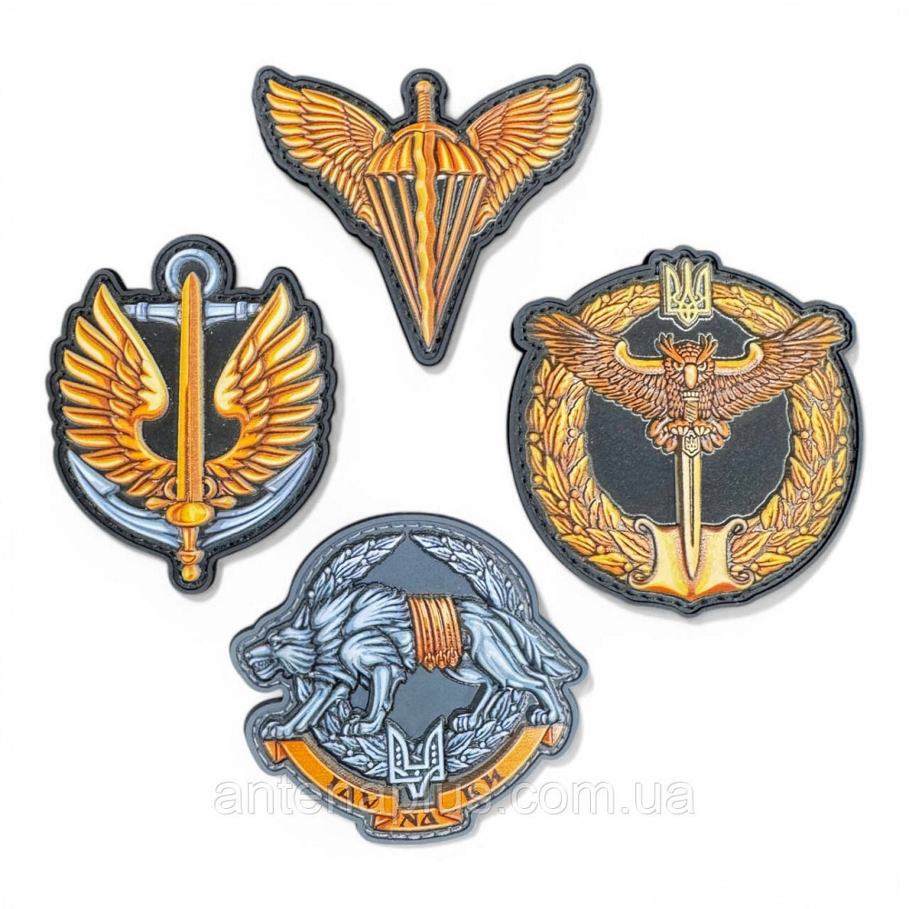 Десантно-штурмовые войска Украины кокарда шеврон \ патч Киев - изображение 2