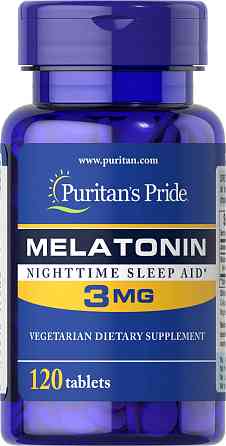 Мелатонін Puritan's Pride Melatonin 3 mg, 120 таблеток Луцьк