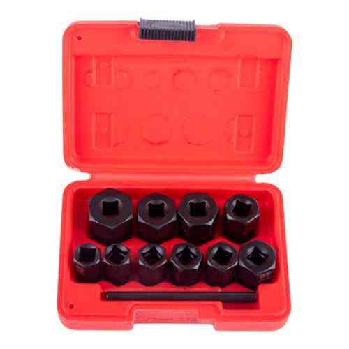 Набір екстракторів подовжених для пошкоджених болтів та гайок, 10 од. Alloid Одеса