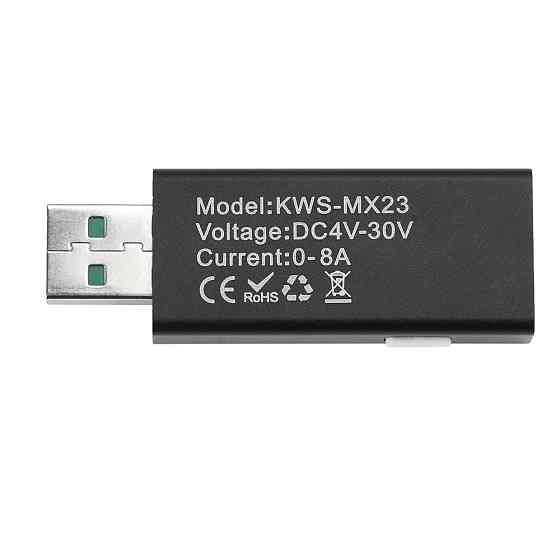 USB тестер KWS-MX23 для вимірювання напруги та сили струму Київ