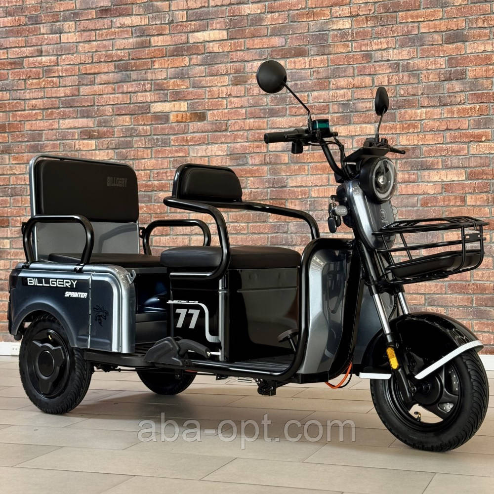 Електротрицикл з кузовом CROSSER TR-5 1000W-72V-24Ah шини 10"/10" купити дешево в Україні Одеса - фото 5