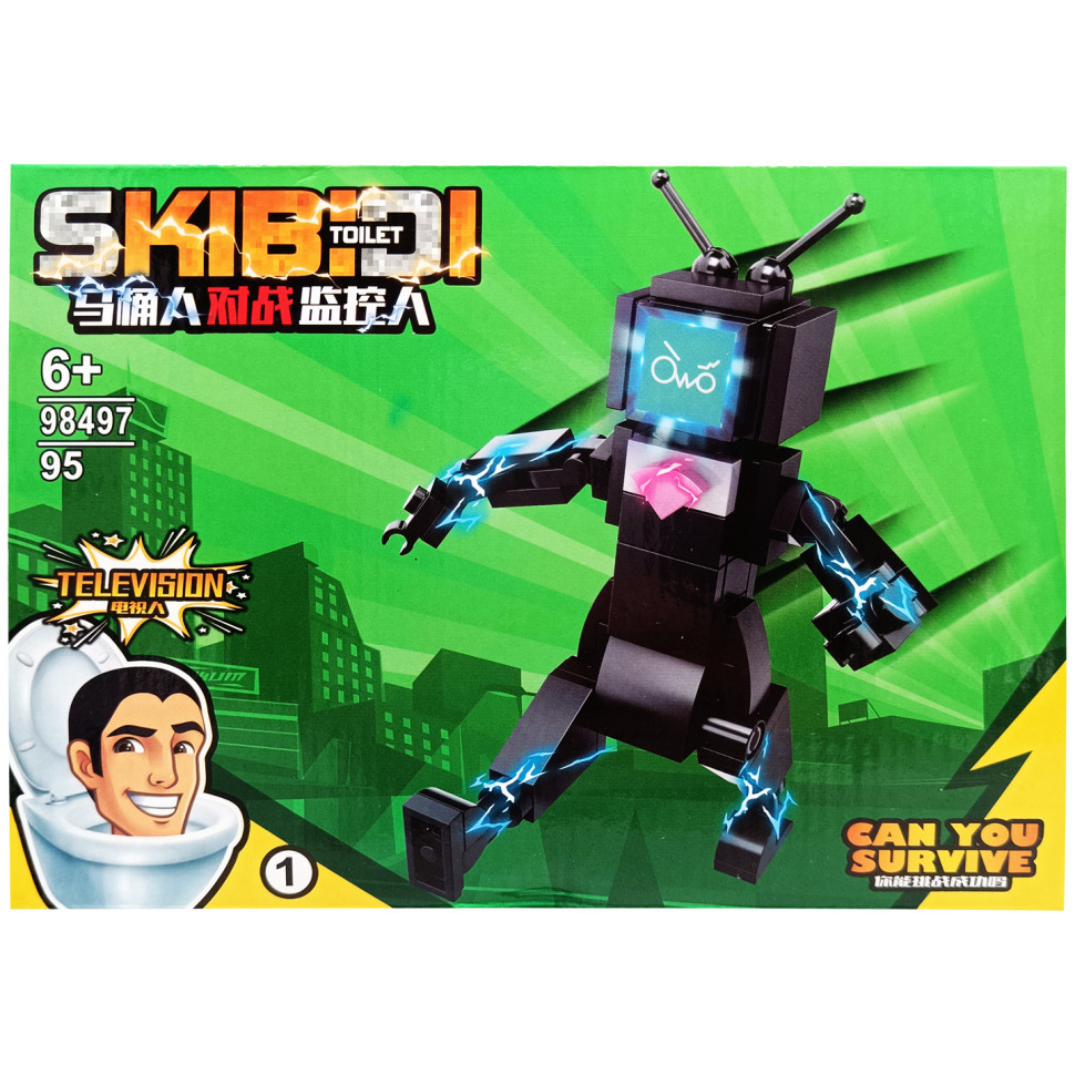 Конструктор "SKIBIDI TOILET" 98497-1, 95 деталей Вінниця - фото 1
