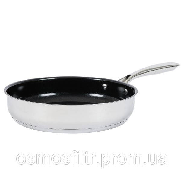 Сковорода Axentia  Brilliant  28 cм нержавіюча сталь керамічне покриття (135945) Київ - фото 5