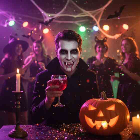 Штучна кров грим та зуби на Хелловін,14мл SBR Київ