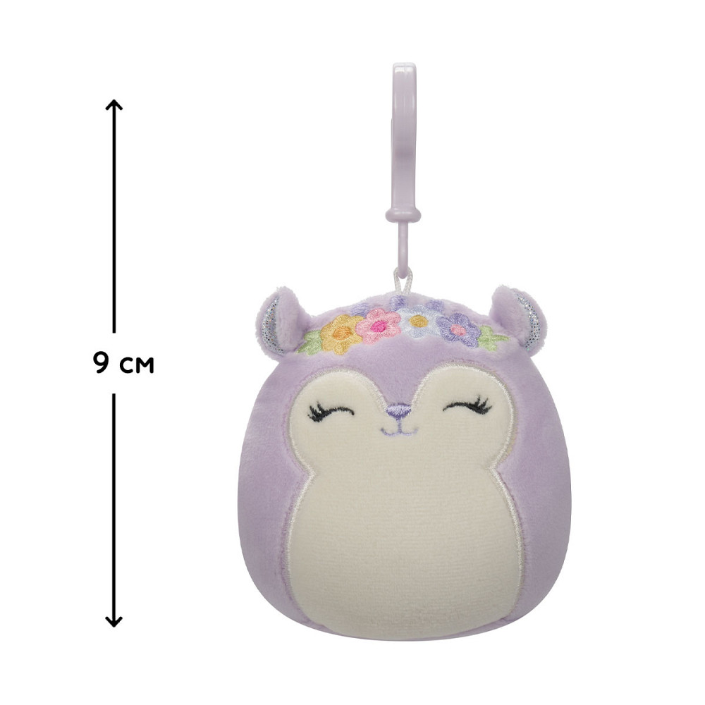 М'яка іграшка на кліпсі Squishmallows - Білка Сідні (9 cm) Дніпро - фото 2