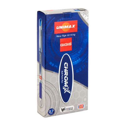 Ручка кулькова Unimax ChromX, чорна (UX-119-01) Вінниця - фото 3
