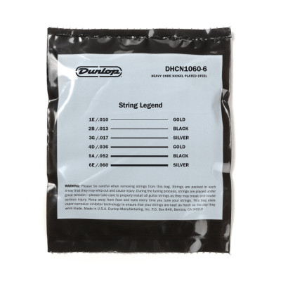 Струны для гитары Jim Dunlop Heavy Core Electric Guitar Strings (10-60) (DHCN1060-6) Винница - изображение 3