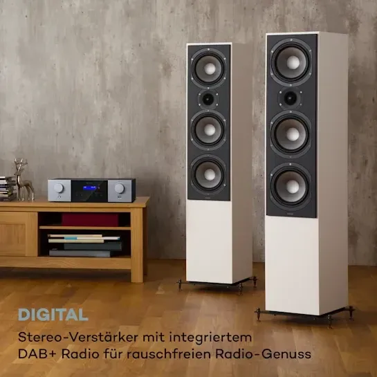 Стереоусилитель аудиоусилитель Auna Hifi AMP-4000 DAB Bluetooth USB DAB из Германии Днепр