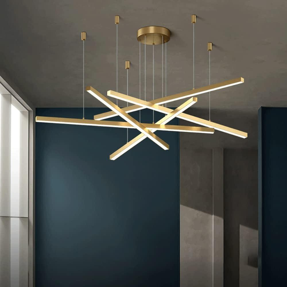 Люстра світлодіодна стельова PJ853 з пультом (Golden) 80х4см Київ - фото 3