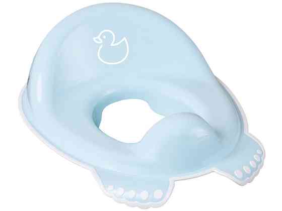 Накладка дитяча антиковзка на сидіння унітазу DUCK  light blue Київ