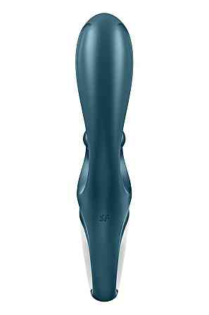 Смарт вібратор-кролик Satisfyer Hug Me Bluegrey, 2 мотори, діаметр 4,2см, широка кліторальна частина Sex Aura Київ