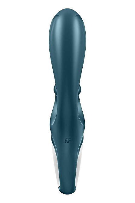 Смарт вібратор-кролик Satisfyer Hug Me Bluegrey, 2 мотори, діаметр 4,2см, широка кліторальна частина Sex Aura Київ - фото 6