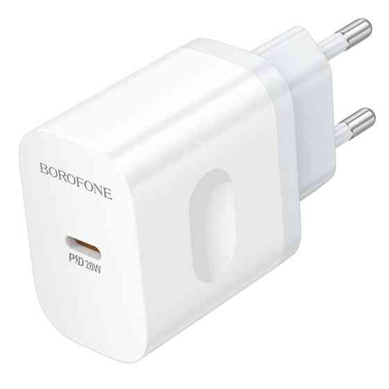 Сетевое зарядное устройство BOROFONE BA99A Breeze single port PD20W charger White Одесса