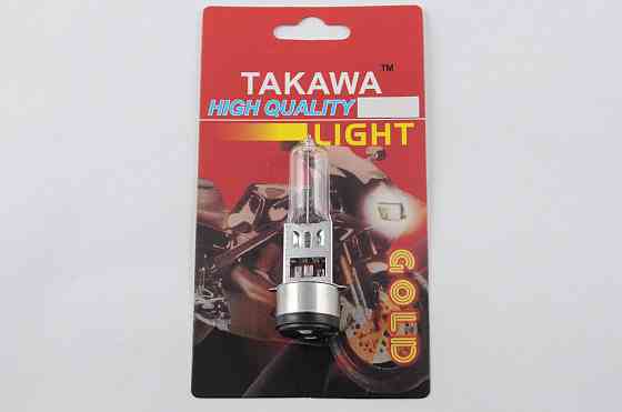 Лампа BA20D (2 вуса) 12V 35W/35W (біла) (блістер) TAKAWA (mod:A) Київ