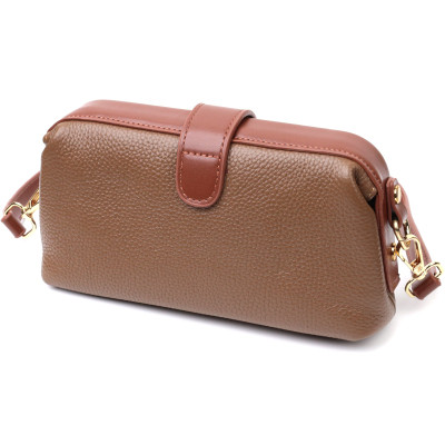 Сумка Vintage З натуральної шкіри Коричнева (22425) Вінниця - фото 6