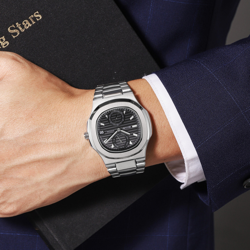 Skmei 2423SIBK Silver-Black Київ - фото 3