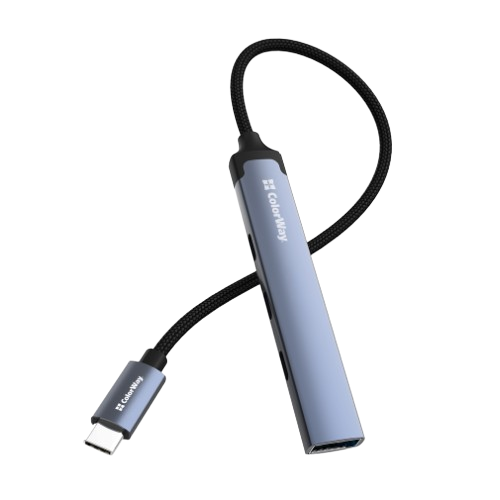 Адаптер 4в1 (3Type-C 2.0/USB 3.0) ColorWay CW-HUB07 Житомир