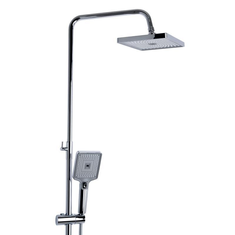 Душевая система из латуни Qtap Aries на три потребителя (с изливом) QTARI111CRM45560 Chrome Харьков - изображение 5