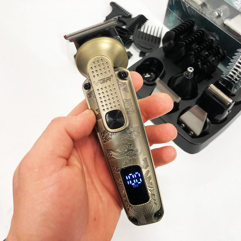 Машинка для стрижки волос для профессионалов VGR Машинка стрижки волос и затылка VD-24 Львов - изображение 8