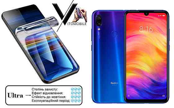 Поліуретанова плівка Ultra для Xiaomi Redmi Note 7 – мінімальна товщина, максимальний захист! Київ