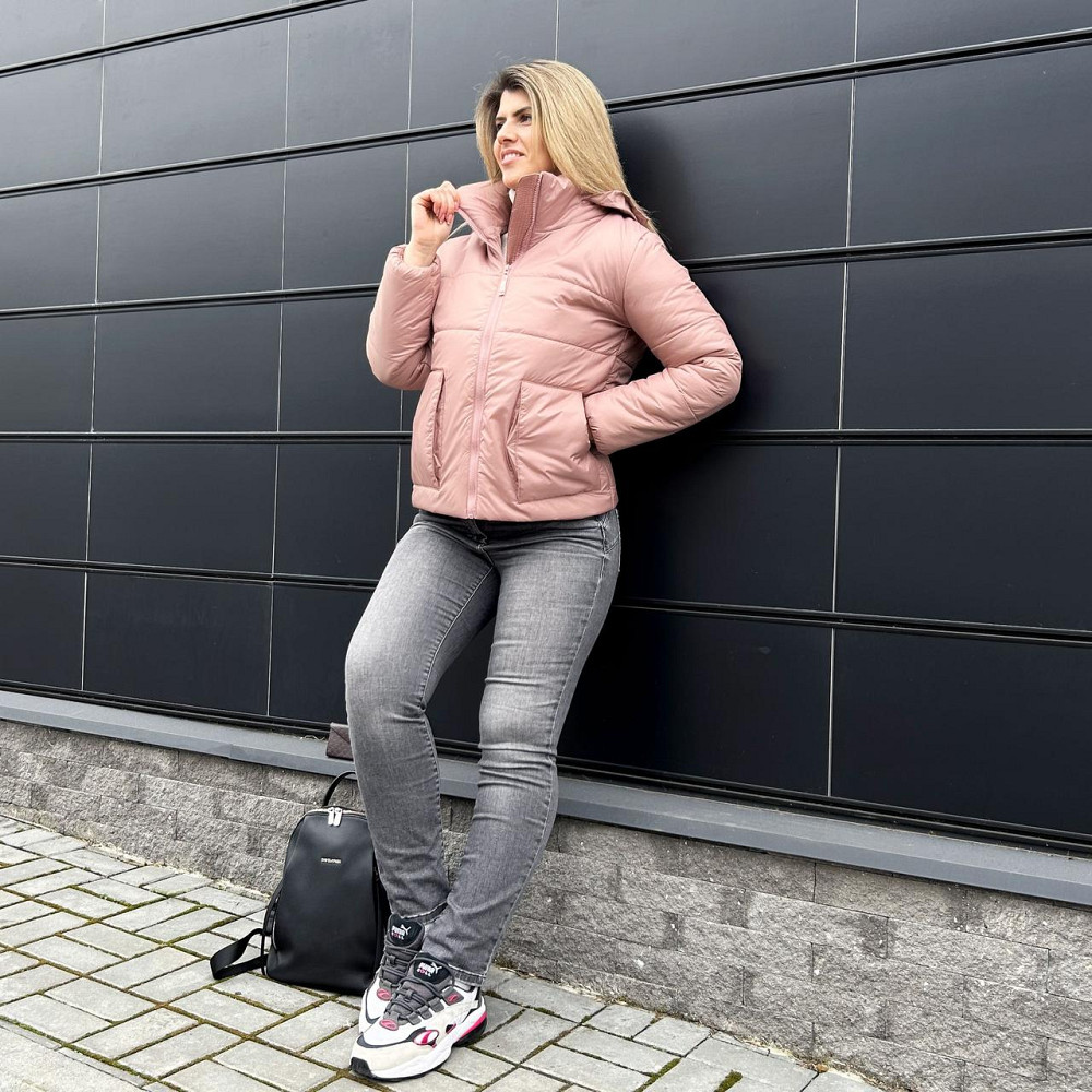 Демисезонная куртка с синтепоном Lake батал Киев - изображение 9