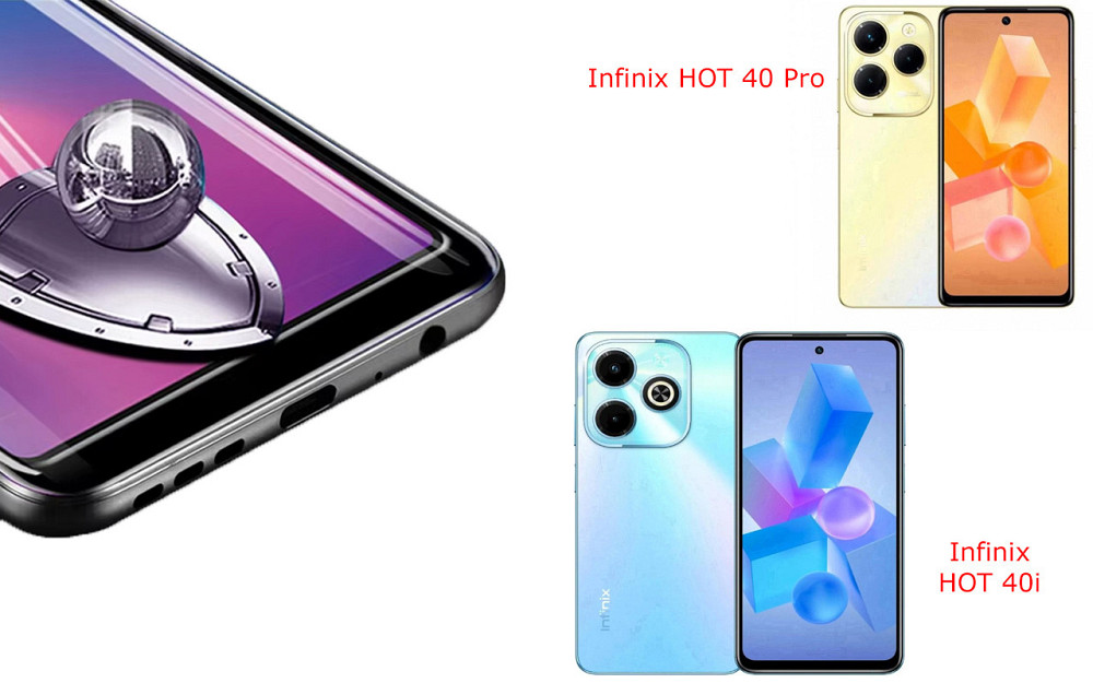 Захисне скло DefenzoGlass для Infinix HOT 40 Pro, HOT 40i – подвійна міцність Київ - фото 2