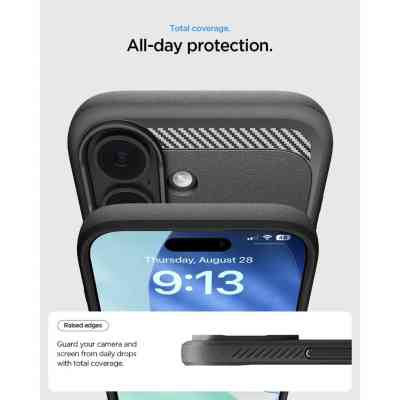 Чехол для мобильного телефона Spigen Rugged Armor MagFit iPhone 17 Matte Black (ACS10367) Винница