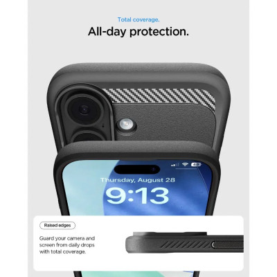 Чехол для мобильного телефона Spigen Rugged Armor MagFit iPhone 17 Matte Black (ACS10367) Винница - изображение 6