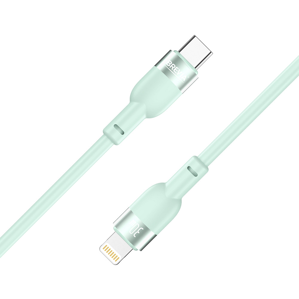 Кабель Brevia Type-C to Lightning 30W 1,2м, м'ятний box (52120MCLC1) Львів - фото 2