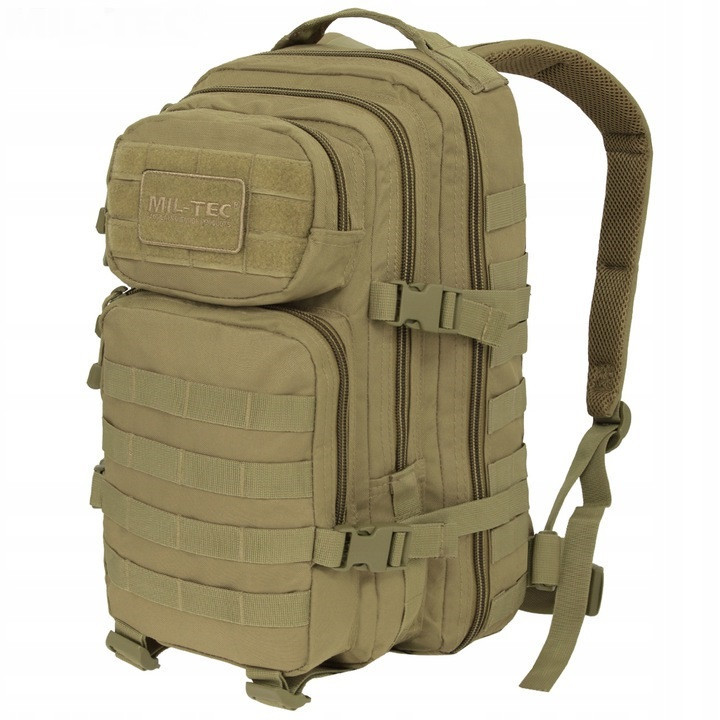 Тактичний Рюкзак 20 літрів із системою Molle 25 мм Mil-Tec від Sturm "Assault Pack SM" (14002005) Coyote Нововолинськ - фото 10
