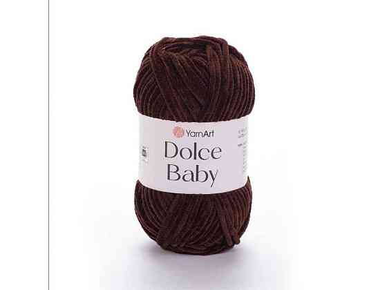 Пряжа Dolce Baby темно-коричневий 100% мікрополіестр 85м 50г 5шт/уп 775 ТМ YarnArt Київ