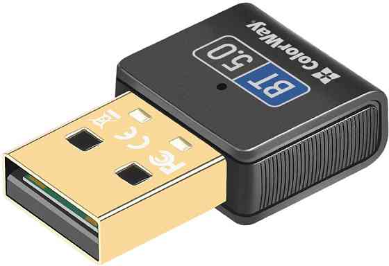 Адаптер Bluetooth v5.0 USB, чорний Colorway Винница