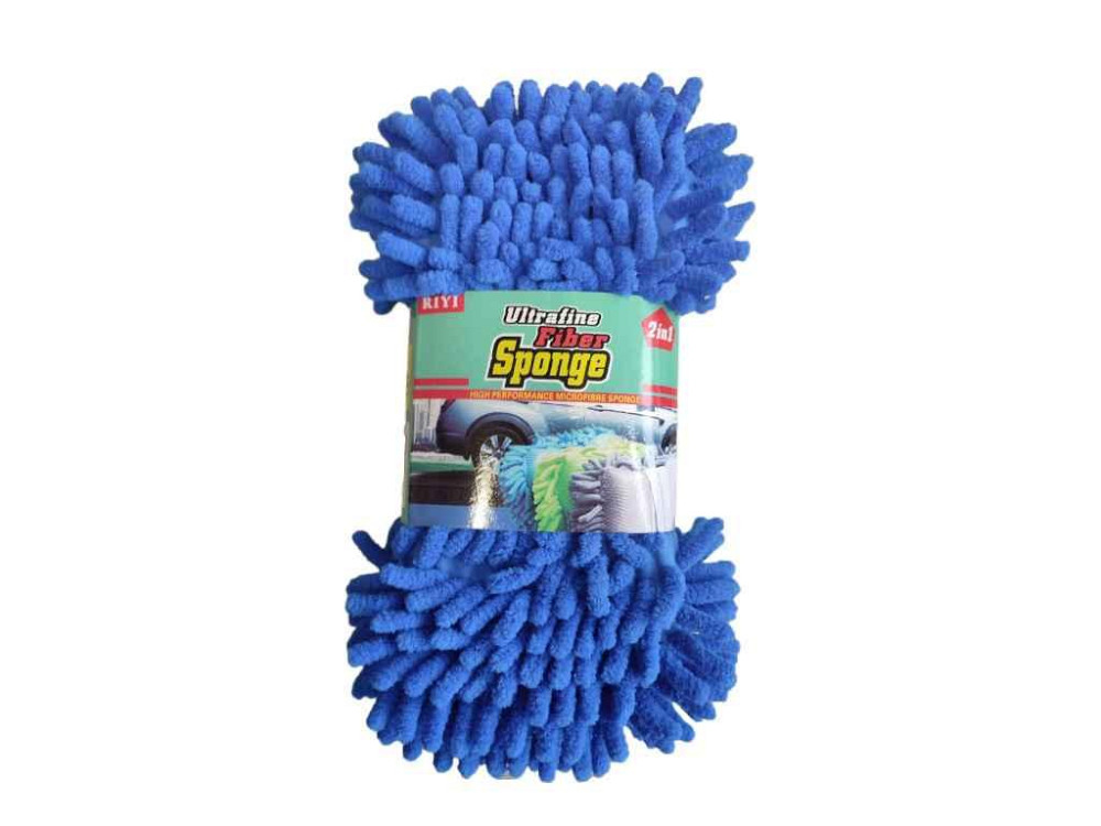 Губка для мійки авто Ultrafine Fiber Sponge 2в1 (25*15 см) ТМ КІТАЙ Solmir Київ - фото 1