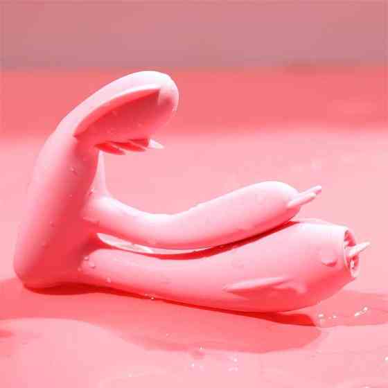 Двойной смарт-вибратор бабочка Love Spouse – Смарт вибраторы Винница