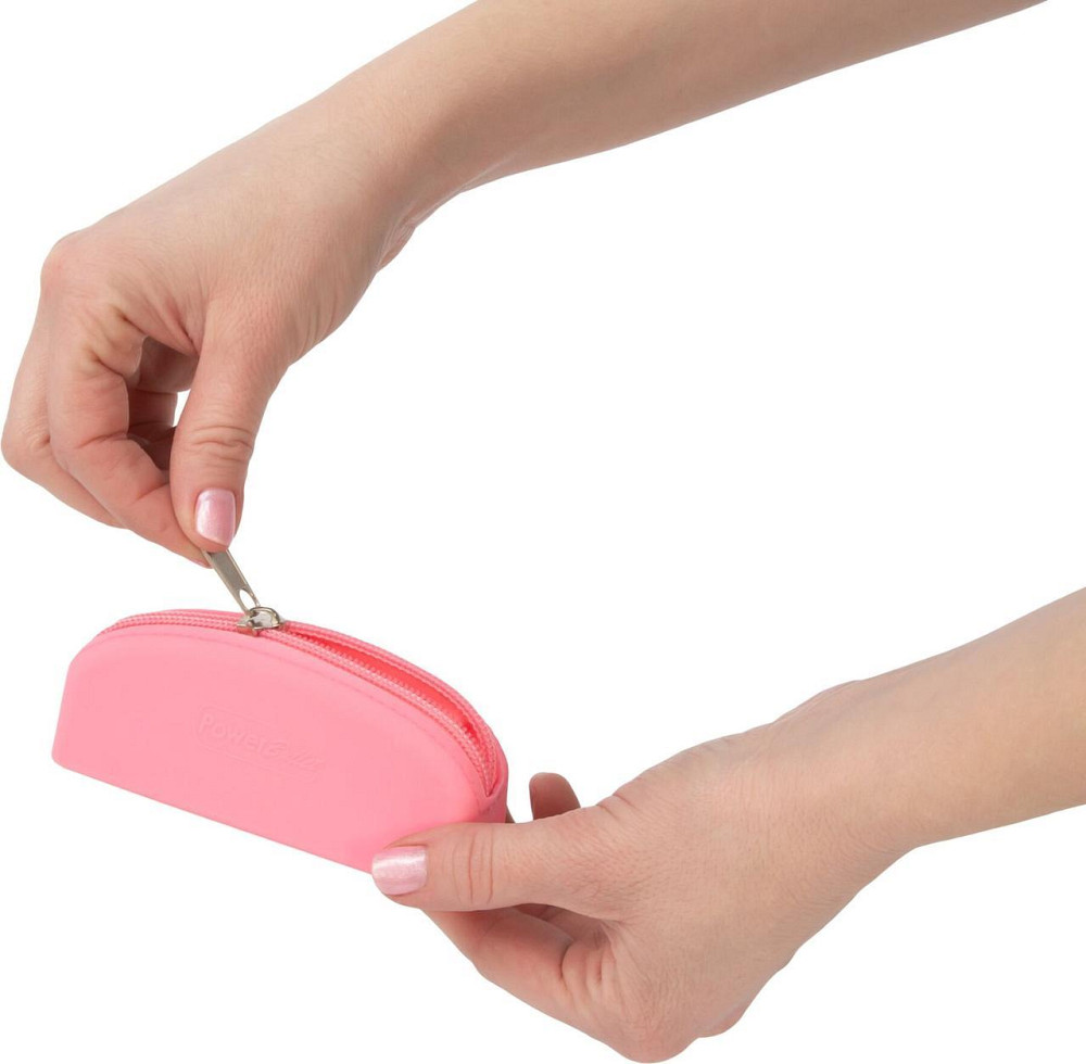 Сумка для хранения секс-игрушек PowerBullet - Silicone Storage Zippered Bag Pink Sex Aura Киев - изображение 2