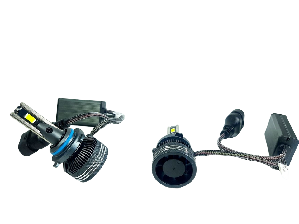 Комплект світлодіодних LED ламп Sanvi V2 HB4 9006 (P22d) Canbus 65W 16000Lm 5500K 12V Харків - фото 2