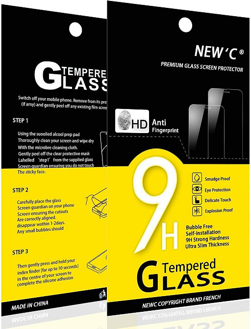 Защитное стекло p3-sm-j7 для Samsung J7 2015 прозрачное 3 шт закаленное 9H 0.33 мм HD олеофобное Киев - изображение 5