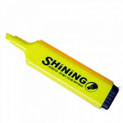 Маркер Baoke текстовый, 2-4 мм Shining желтый, 10 шт (MARK-TXT-BAO4904Y-10) Винница