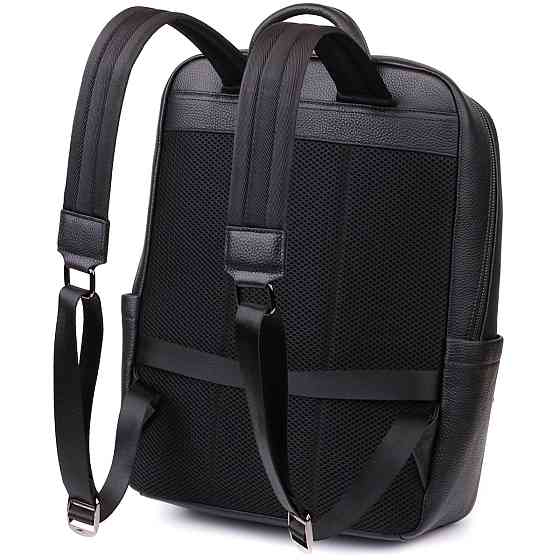 Мужской рюкзак из натуральной кожи Vintage 23052 Черный Киев