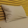 Наволочка страйп сатин на подушку 70х70 см 125 г/м2 YouStar 1 шт. (Попелястий)