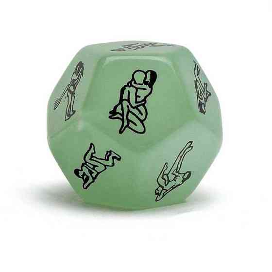 Романтическая игра неоновый двенадцатигранный кубик 