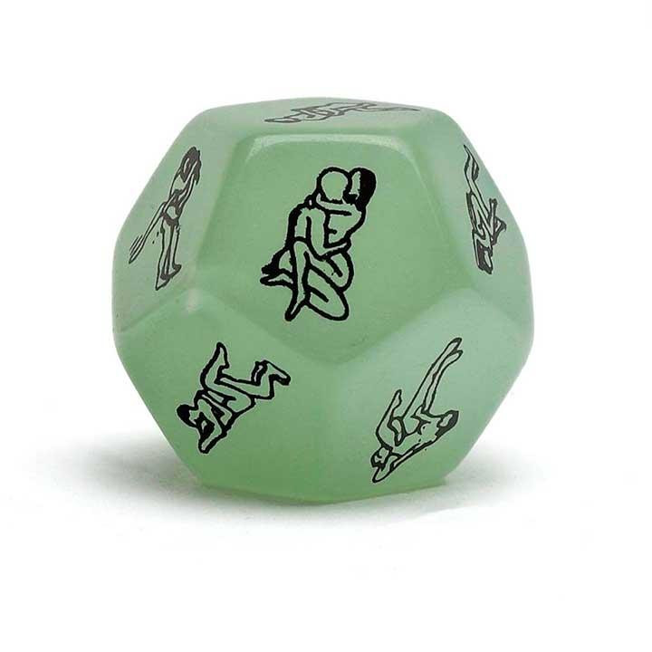 Романтическая игра неоновый двенадцатигранный кубик 