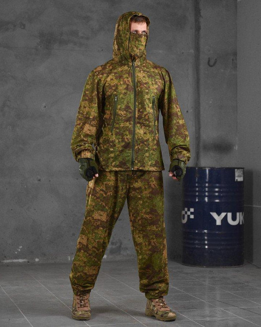 Костюм тактический маскировочный летний сетка варан хищник Одесса - изображение 4