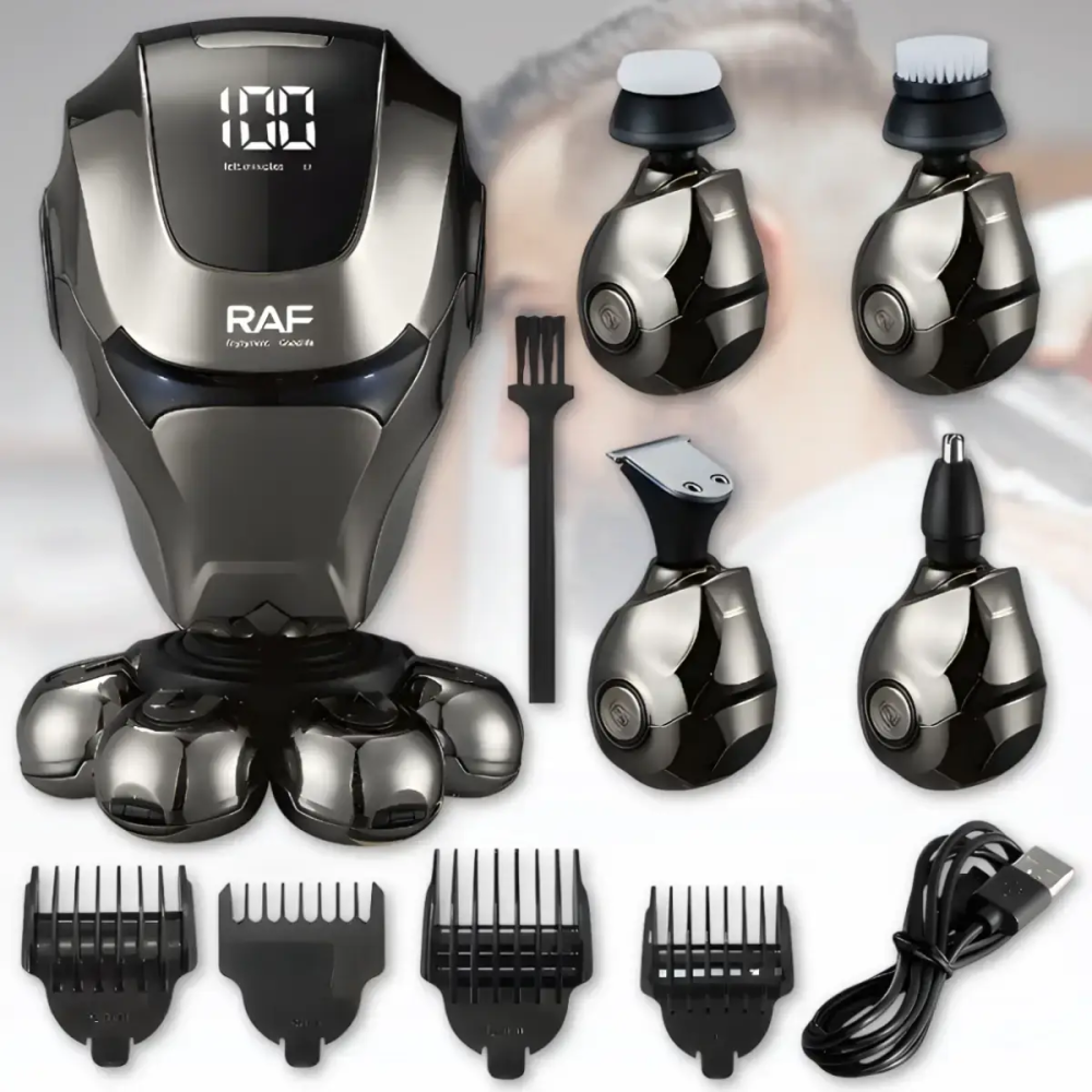 Машинка для стрижки RAF R4087 аккумуляторная, триммер для волос и бороды, насадки, регулировка длины Одесса - изображение 8