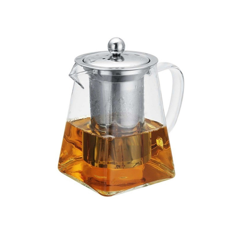 Заварочный чайник Edenberg из боросиликатного стекла с фильтром из нержавейки, термостойкий до 500°C Одесса - изображение 2