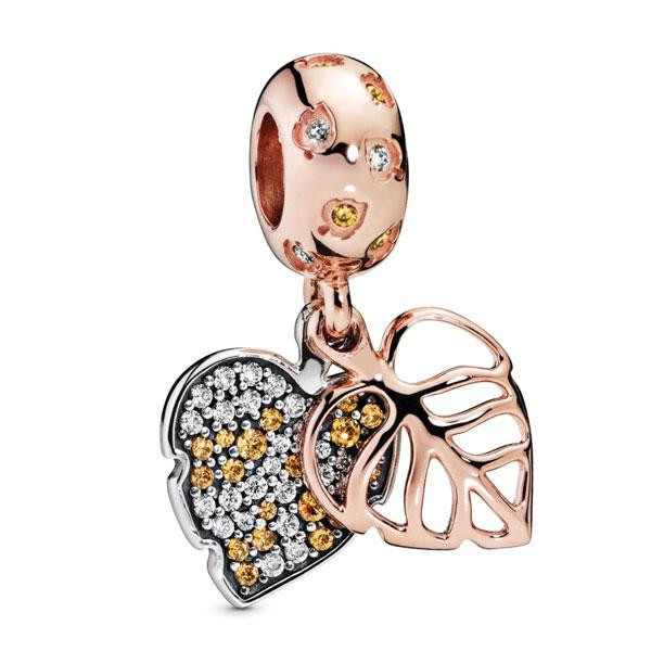 Срібна намистина Пандора  "Осіннє листя"   788247CZ MasterSem Київ - фото 2